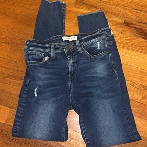 Flying monkey skinny distressed jeans